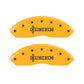 MGP 4 Caliper Covers Engraved Front Lincoln Rear Star Logo Yellow Finish Black Char 2005 Lincoln LS