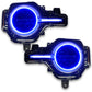 Oracle 21-22 Ford Bronco Headlight Halo Kit w/DRL Bar - Base Headlights ColorSHIFT -w/2.0 Controller