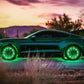 Oracle LED Illuminated Wheel Rings - ColorSHIFT - 15in. - ColorSHIFT No Remote