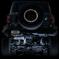 AWE Tuning 2021+ Ford Bronco 0FG Single Rear Exit Exhaust w/Diamond Black Tip & Bash Guard