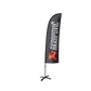 Akrapovic Self standing beach flag set - small