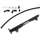 Torque Solution Mitsubishi Evo X Billet Aluminum Fuel Rail - Black