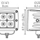 Hella HVF Cube 4 LED Off Road Kit