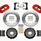 Wilwood Narrow Superlite 6R Front Hat Kit 14.00in Red 2005-2014 Mustang