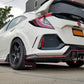 Rally Armor 17-21 Honda Civic Type R White UR Mud Flap w/ Black Logo