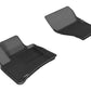 3D MAXpider 2011-2018 Porsche/Volkswagen Cayenne/Touareg Kagu 1st Row Floormat - Black