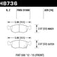 Hawk 12-16 Fiat 500 Performance Ceramic Street Front Brake Pads