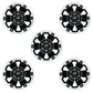 Ford Racing 21-22 Bronco 18in Black Machined Face Wheel Kit