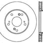 StopTech 02-06 Acura RSX Slotted & Drilled Left Front Rotor