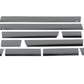 Putco 15-19 Chevy Silverado HD - Double Cab - 6.5in Bed (10pcs) Black Platinum Rocker Panels