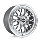 Rotiform R155 LSR Wheel 18x9.5 5x100 25 Offset - Gloss Silver Machined