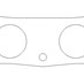 Cometic Toyota 1ZZFE 98-02 Exhaust .030 inch MLS Head Gasket 1.732 inch Round Port