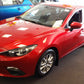 Rally Armor 14-18 Mazda 3/Speed3 Red UR Mud Flap w/ White Logo