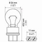 Hella Bulb 3157 12V 27/7W W25X16Q S8 (2)