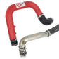 aFe BladeRunner 2.5in Red IC Tube Hot Side w/ Coupling & Clamp Kit 2016 GM Colorado/Canyon 2.8L