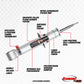 Rancho 96-02 Toyota 4Runner Front RS9000XL Strut