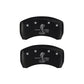 MGP Rear set 2 Caliper Covers Engraved Rear GT350 Shelby & Cobra Red finish silver ch