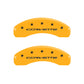 MGP 4 Caliper Covers Engraved Front & Rear MGP Black finish silver ch