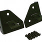 Rugged Ridge 76-95 Jeep CJ/YJ Black Windshield Hinge Light Brackets