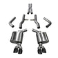 Corsa 17-18 Dodge Challenger 5.7L V8 Xtreme Cat-Back Dual Rear Exit w/3.5in Black Tips