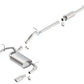 Borla 12-16 Jeep Wrangler JK 3.6L AT/MT 4Wheel 4dr Truck Single Split Rear Exit Catback Exhaust