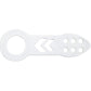 NRG Universal Front Tow Hook - White Powder Coat