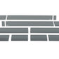 Putco 07-13 Chevy Silv Ext Cab 6.5ft Standard Box - 6in Wide - 14pcs Black Platinum Rocker Panels