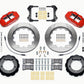 Wilwood Narrow Superlite 4R Front Hat Kit 14.00in Red 66-75 Ford Bronco Dana 30/44 w/Lines