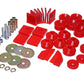 Energy Suspension 86-95 Suzuki Samurai Red Body Mount Set