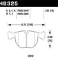 Hawk 04-06 BMW X5 3.0i/4.4i HPS 5.0 Street Front Brake Pads