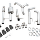 AWE Tuning 4th Gen GM 1500 5.3L 0FG Catback Split Rear Exit (w/ Bumper Cutouts) - Quad Diamond Tips