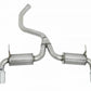 Gibson 14-20 Jeep Cherokee 3.2L 2.5in/2.25in Cat-Back Dual Split Exhaust - Stainless