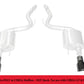 Corsa 15-17 Ford Mustang GT 3.0in Inlet / 4.5in Outlet Black PVD Tip Kit (For Corsa Exhaust Only)