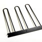 Lund Universal Cargo Bike Attachment 20x60 Non-Folding Steel Carrier - Black