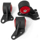 Innovative 88-91 Civic D-Series Black Steel Mounts 75A Bushings (Cable)