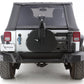 Rampage 07-18 Jeep Wrangler JK (Incl. Unlimited) Trail Guard Tire Carrier - Black