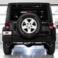 AWE Tuning 07-18 Jeep Wrangler JK/JKU 3.6L Tread Edition Axle-Back Dual Exhaust - Chrome Silver Tips