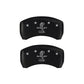 MGP Rear set 2 Caliper Covers Engraved Rear Tiffany Snake Red finish silver ch