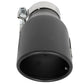 aFe MACH Force-Xp 409 SS Exhaust Tip Black (Left Side) 3in In x 4-1/2in Out x 9in L Clamp-On