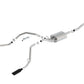 Borla 14 Sierra 1500 C/B S-Type Exh/2.75in Into Dual 2.25in Out 4in Split Rear Exit-Black Chrome