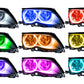 Oracle 02-05 BMW 3 Series SMD HL - Black - ColorSHIFT w/o Controller