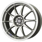 Enkei J10 16x7 4x100/114.3 42mm Offset 72.62mm Bore Dia Silver w/ Machined Lip Wheel