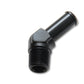 Vibrant 1/2 NPT to 5/8in Barb Straight Fitting 45 Deg Adapter - Aluminum