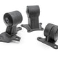 Innovative 90-93 Accord H/F Series Black Steel Mounts 85A Bushings (Auto EX to Manual 94-01 Trans)