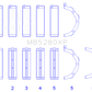 King Ford Prod. V8 4.6L/5.4L (Size .026) Performance Main Bearing Set