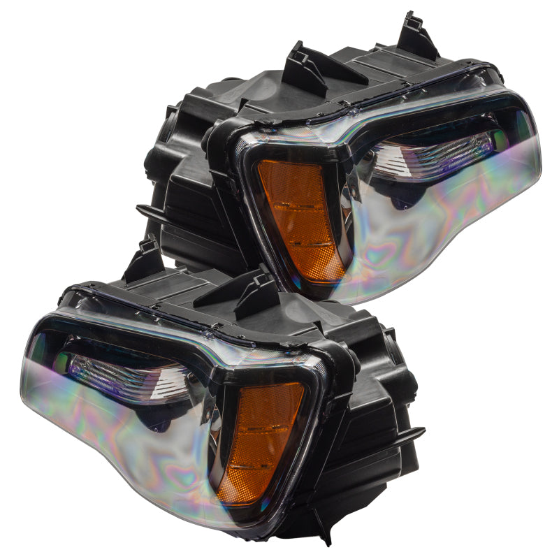 Oracle 11-14 Chrysler 300C SMD HL Black - NON HID - ColorSHIFT DRL - ColorSHIFT w/ Simple Controller