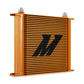 Mishimoto Universal 34 Row Oil Cooler - Gold