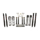 Skyjacker 03-06 Jeep TJ 4in D-Rate Long Travel Kit w/ Adj. FR/RR Lower Flex Links/Black Max Shocks
