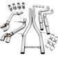 AWE Tuning 16-19 Chevy Camaro SS Resonated Cat-Back Exhaust -Track Edition (Quad Chrome Silver Tips)