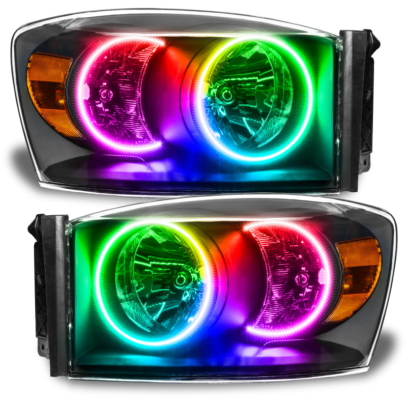 Oracle 07-08 Dodge Ram SMD HL - Black - ColorSHIFT w/o Controller